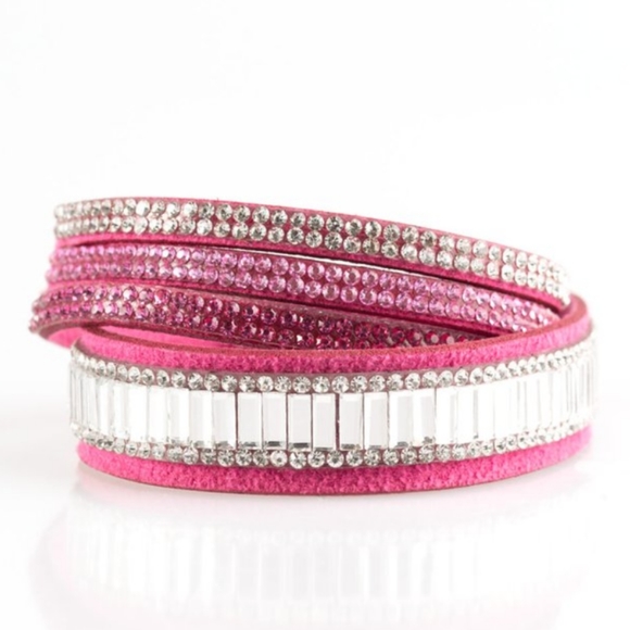 paparazzi Jewelry - NEW Paparazzi Pink Urban Bracelet